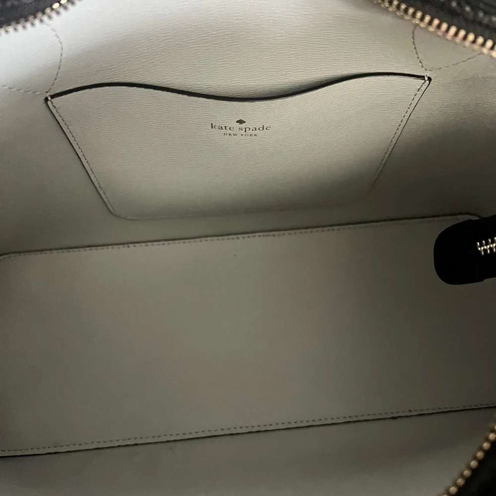 Kate Spade Darcy Black Leather Tote Bag